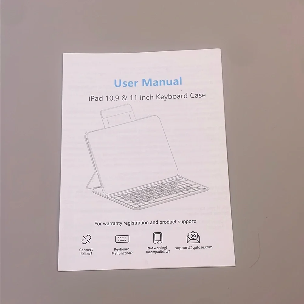 Black Tablet Keyboard Case